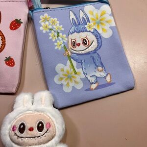 Blue Labubu Bag Girls Purse Luxury Labubu Gifts for girl
Zippered Crossbody body